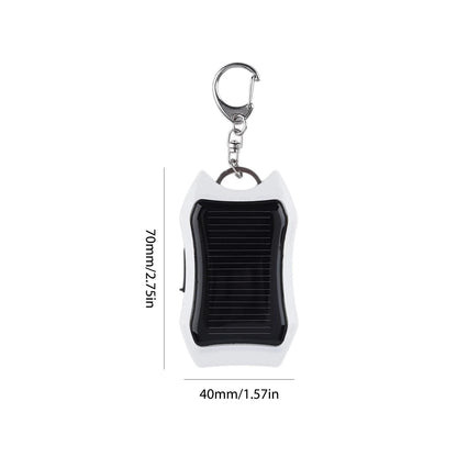 Keychain Cell Phone Backup Power Bank Universal Solar 950mAH Pocket Chargers with 3 LED Light Charging Equipment for Most Device - PuriLite