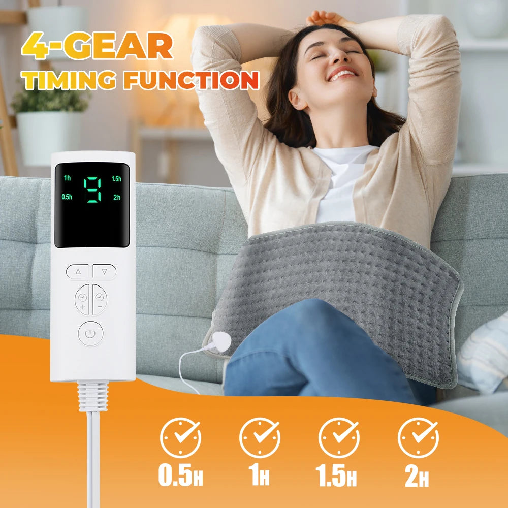 Purilite Select Electric Heating Pad – Luxury Heat Therapy with Remote Control for Hands, Feet, and Full Body Comfort - PuriLite