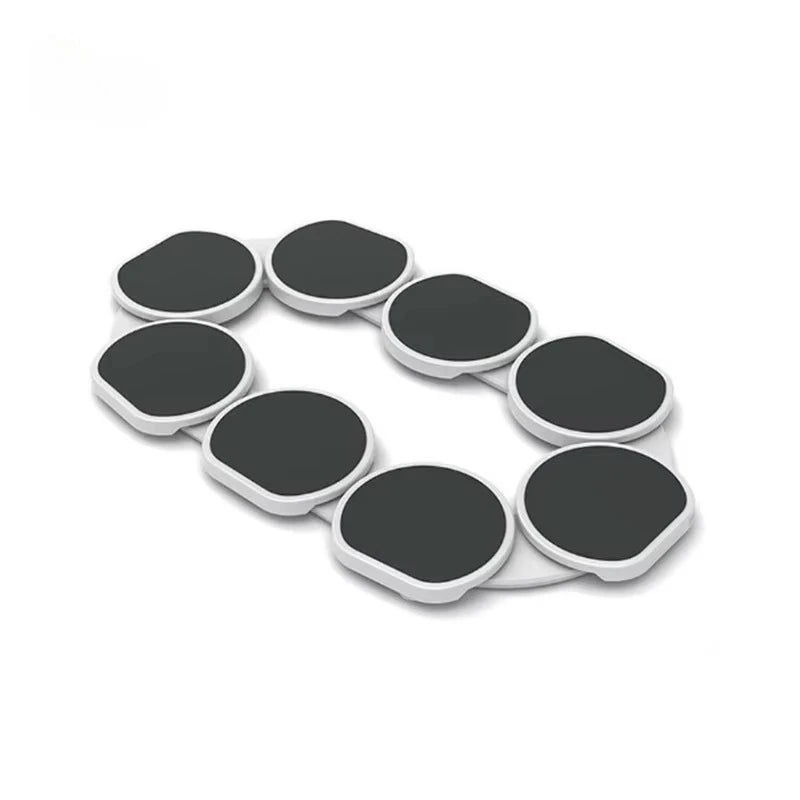 Purilite Select | Multifunctional Oval Food Turntable | Portable Dining Table | Rotating Dining Tray | Train Tableware | Serving Food - PuriLite