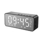 Purilite Select – LED Mirror Digital Alarm Clock with Bluetooth Speaker &amp; FM Radio Multifunctional Desktop Clock | Wireless Audio | USB Rechargeable - PuriLite