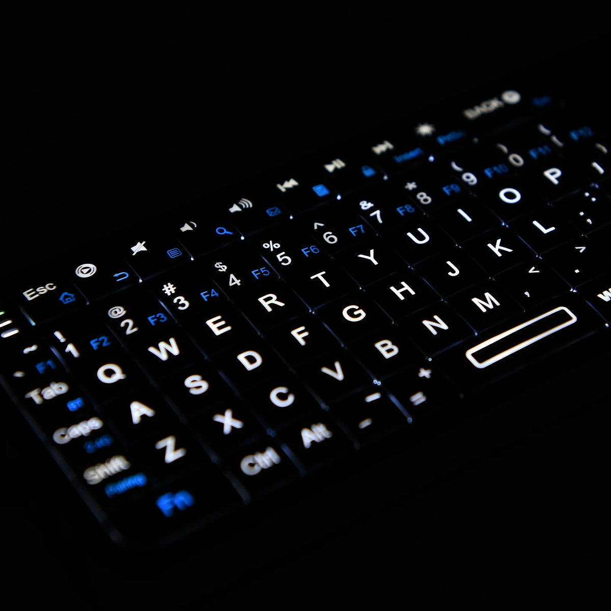 Purilite Select Wireless Mini Keyboard with Touchpad & IR Remote Function - PuriLite