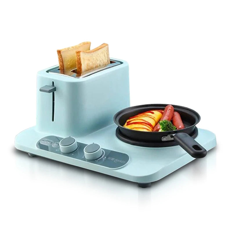 Purilite Select 4-in-1 Multifunctional 2-Slice Sandwich Toaster – Adjustable Browning, Non-Stick Plates, Waffle Maker, Grill & Sandwich Press for Compact Kitchens - PuriLite