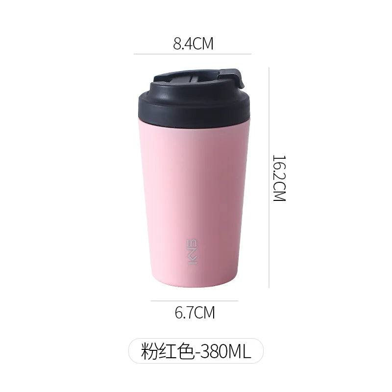 Purilite Select – 380ML Ceramic Coffee Mug with Lid (Modern Minimalist Style) - PuriLite