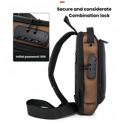 🎒 Purilite Select™ Men's Anti-Theft Chest Bag - PuriLite