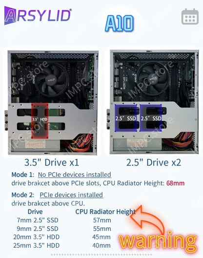 Purilite Select A10 7.3L M-ATX HTPC Chassis - PuriLite