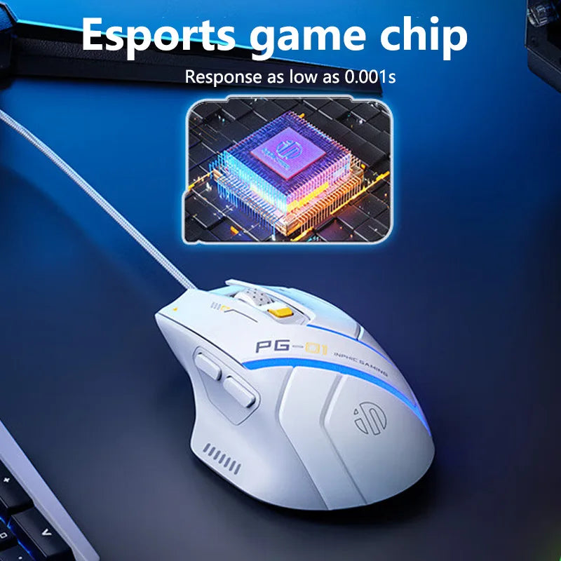 Purilite Select PG1 RGB Wired Gaming Mouse - PuriLite