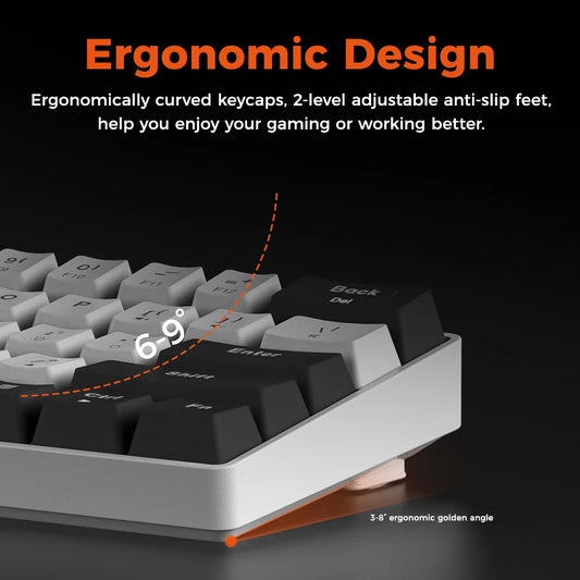 Purilite Select EK861S 61-Key RGB Wired Mechanical Keyboard - PuriLite