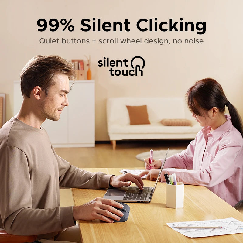 🖱️ Purilite Select – Vertical Wireless Ergonomic Mouse 2.4G - PuriLite