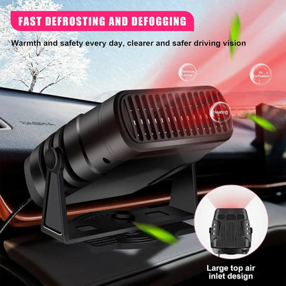 Purilite Select – Portable Car Heater and Windshield Defogger with 360° Rotating Base - PuriLite