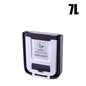 Purilite Select Collapsible Wall Mounted Trash Can - 7L/10L Slim Folding Waste Bin with Built-In Bag Holder for Kitchen and Bathroom - PuriLite