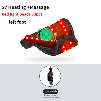 Purilite Select FlexHeat™ Electric Ankle Massager – 3-Level Heating & Vibration Therapy for Pain Relief and Joint Recovery - PuriLite