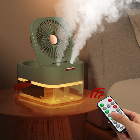 Purilite Select™ Dual-Spray USB Rechargeable Misting Fan - PuriLite