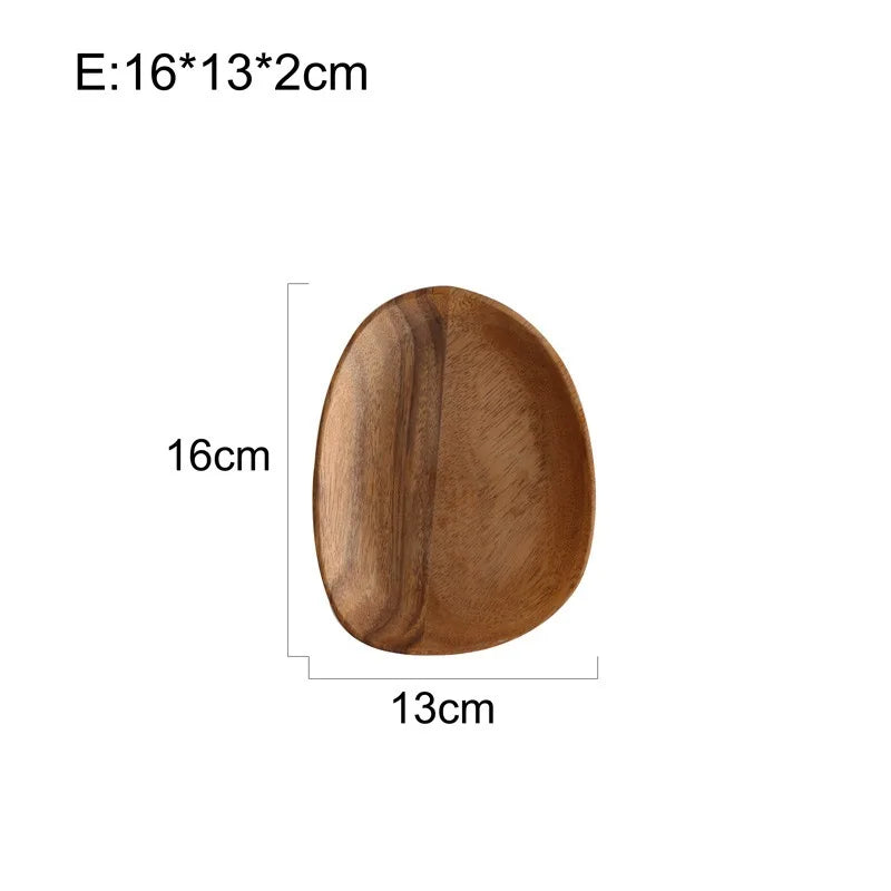 Purilite Select Solid Wood Irregular Oval Serving Tray - PuriLite