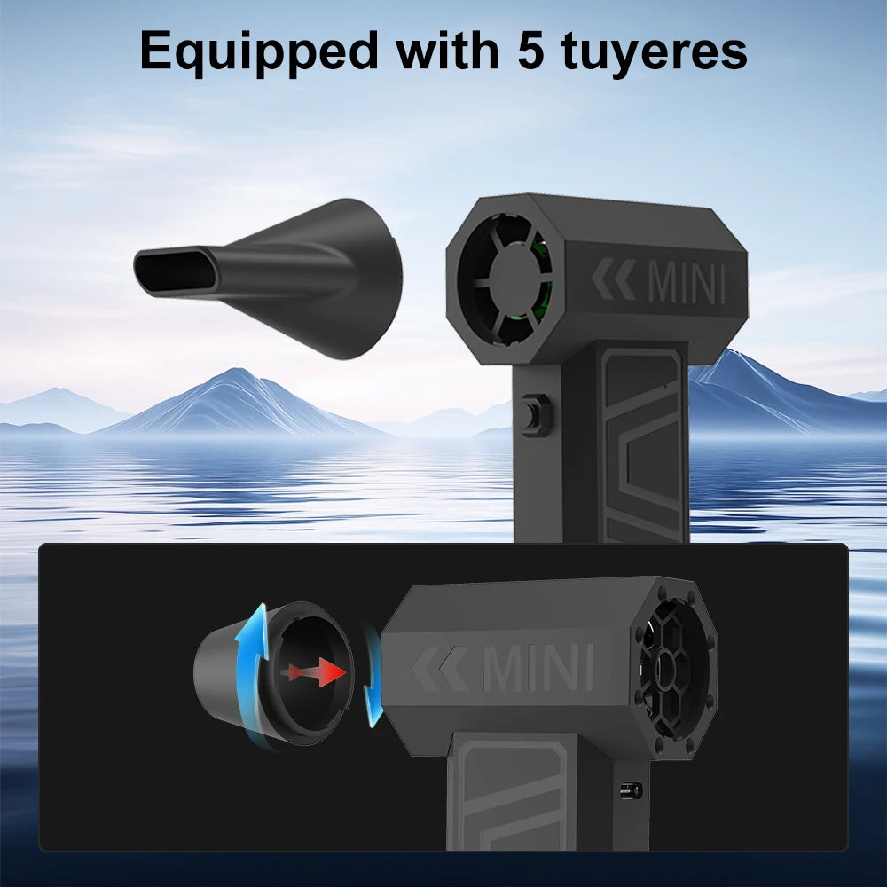 Purilite Select 200000RPM Turbo Jet Blower – Powerful Air Blower & Vacuum Dust Cleaner with Type-C Charging - PuriLite