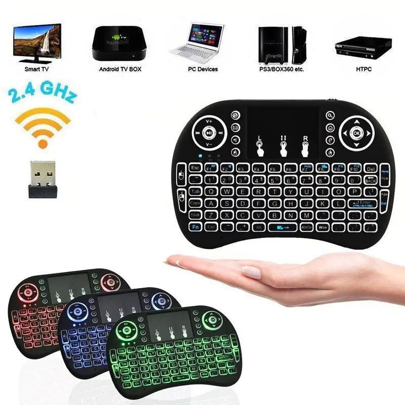 Purilite Select i8 Mini Wireless Keyboard with Backlight & Touchpad - PuriLite