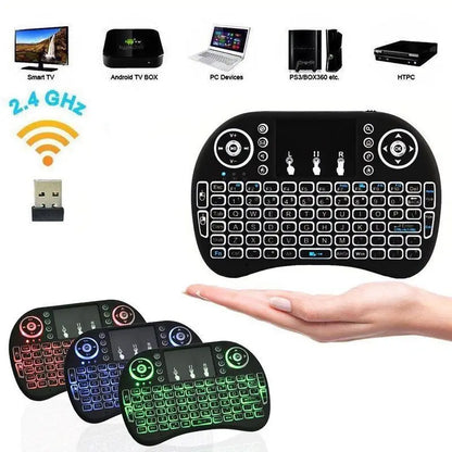 Purilite Select i8 Mini Wireless Keyboard with Backlight & Touchpad - PuriLite
