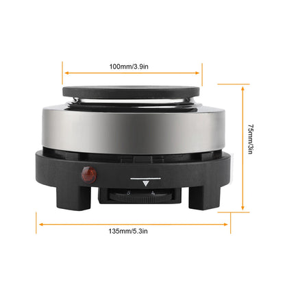 Purilite Select Portable 500W Electric Mini Stove Hot Plate – Compact Multifunction Heater for Home & Travel (110V US Plug) - PuriLite