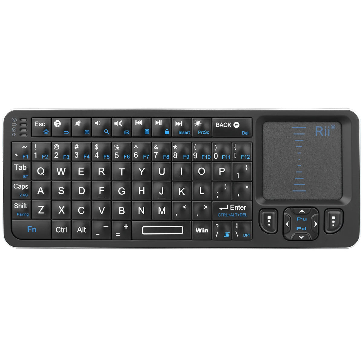 Purilite Select Wireless Mini Keyboard with Touchpad & IR Remote Function - PuriLite