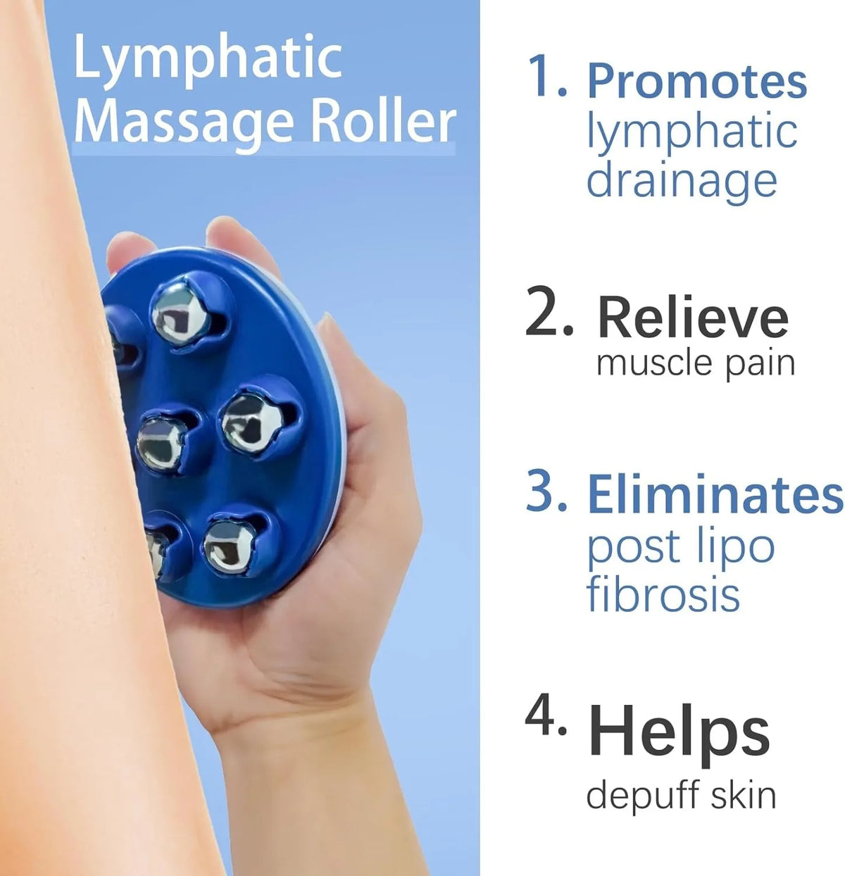 Purilite Select Massage Roller for Cellulite Remover & Body Sculpting - PuriLite
