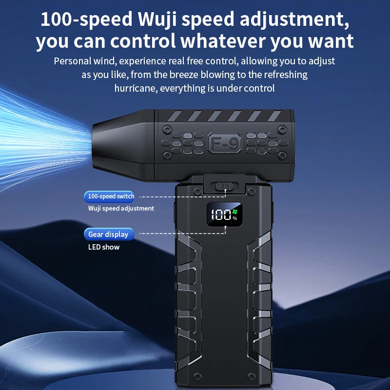 Purilite Select – 160000 RPM Pocket Dust Blower | Mini Turbo Jet Fan with 6000mAh Rechargeable Battery - PuriLite