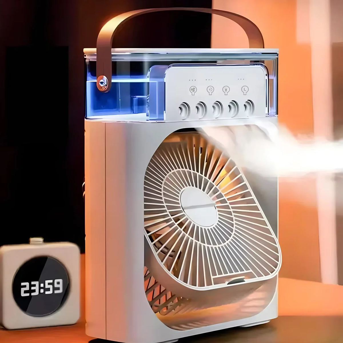 Purilite Select Portable 3-in-1 Air Cooler with LED Night Light &amp; Humidifier - PuriLite