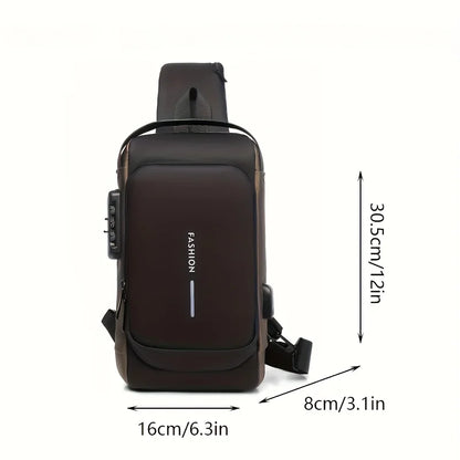 🎒 Purilite Select™ Men's Anti-Theft Chest Bag - PuriLite
