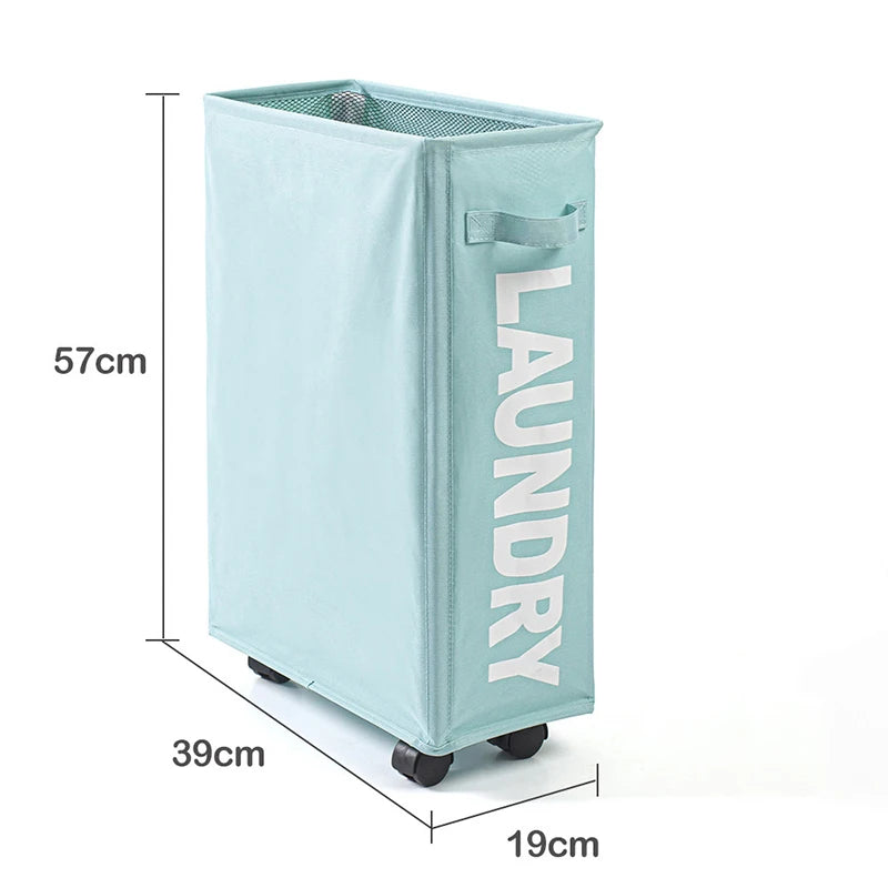Purilite Select Foldable Laundry & Yoga Storage Basket with Wheels - PuriLite