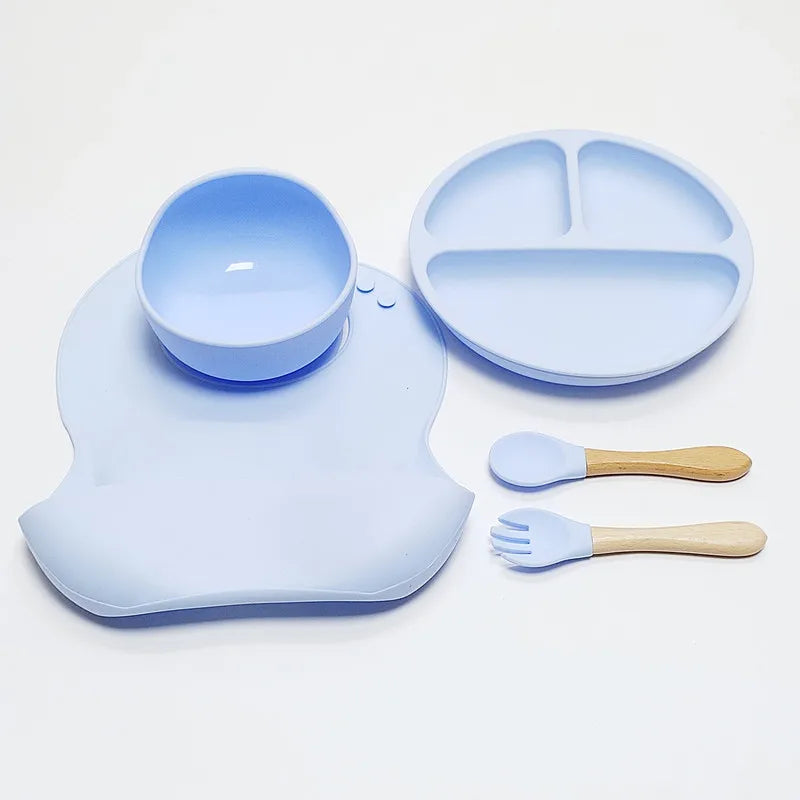 Purilite Select 5-Piece Children’s Silicone Dinnerware Set - PuriLite