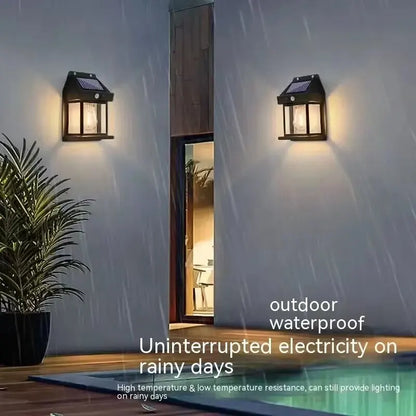 Solar Outdoor Waterproof LED Wall Light Powerful Solar Energy Lamp with Light Sensor for Garden Yard Fence House Decoration - PuriLite