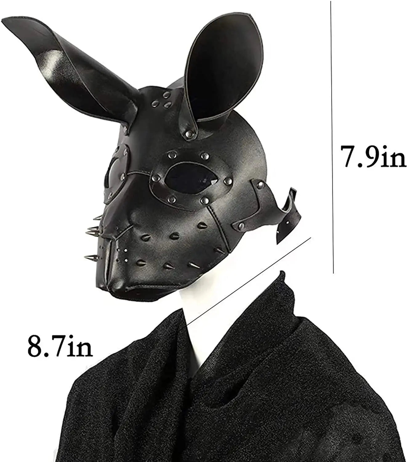 Purilite Select Leather Cat Half Face Mask – Sexy Cosplay for Women, Masquerade & Halloween Costume Accessory - PuriLite
