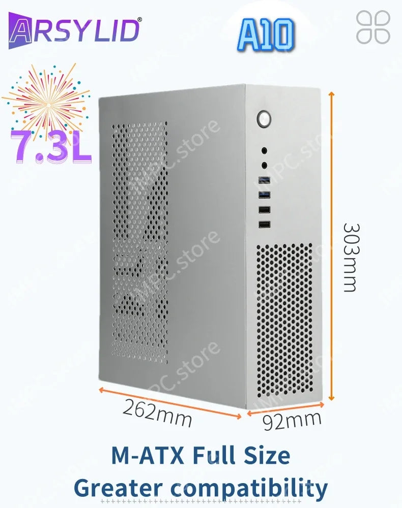 Purilite Select A10 7.3L M-ATX HTPC Chassis - PuriLite