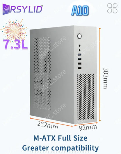 Purilite Select A10 7.3L M-ATX HTPC Chassis - PuriLite