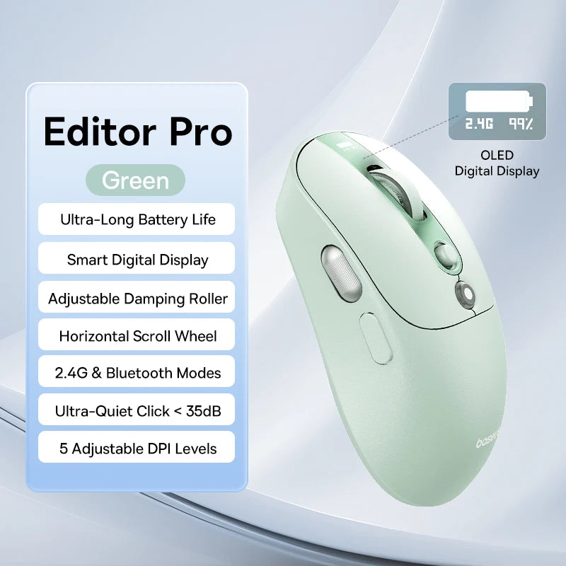 🖱️ Purilite Select – Baseus Editor Series Wireless Mouse - PuriLite