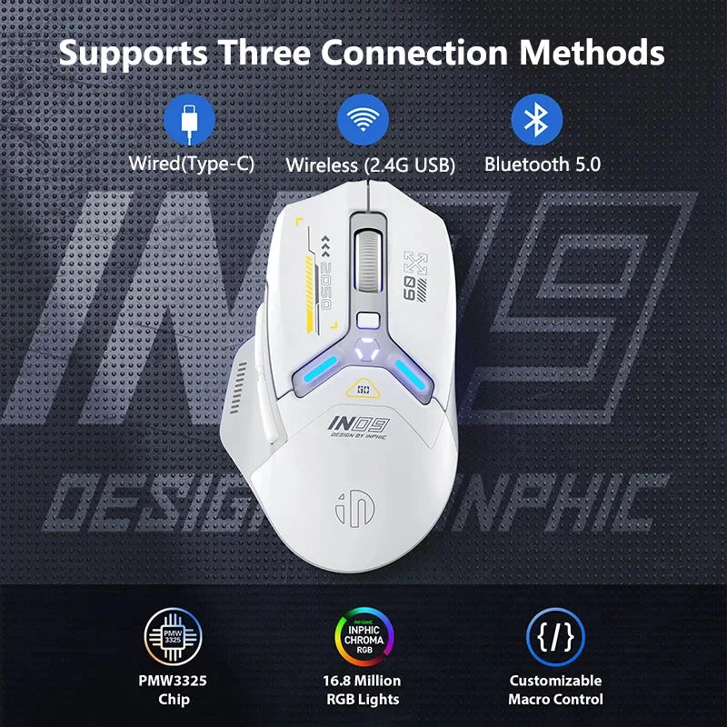 🎮 Purilite Select – IN9 Wireless Gaming Mouse - PuriLite