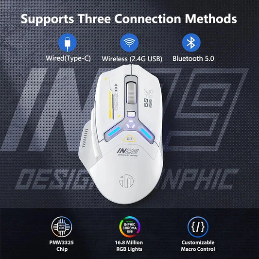 🎮 Purilite Select – IN9 Wireless Gaming Mouse - PuriLite