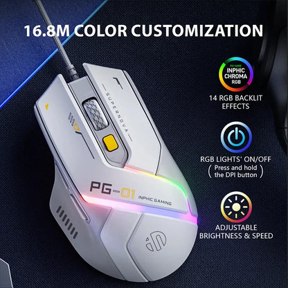 Purilite Select PG1 RGB Wired Gaming Mouse - PuriLite