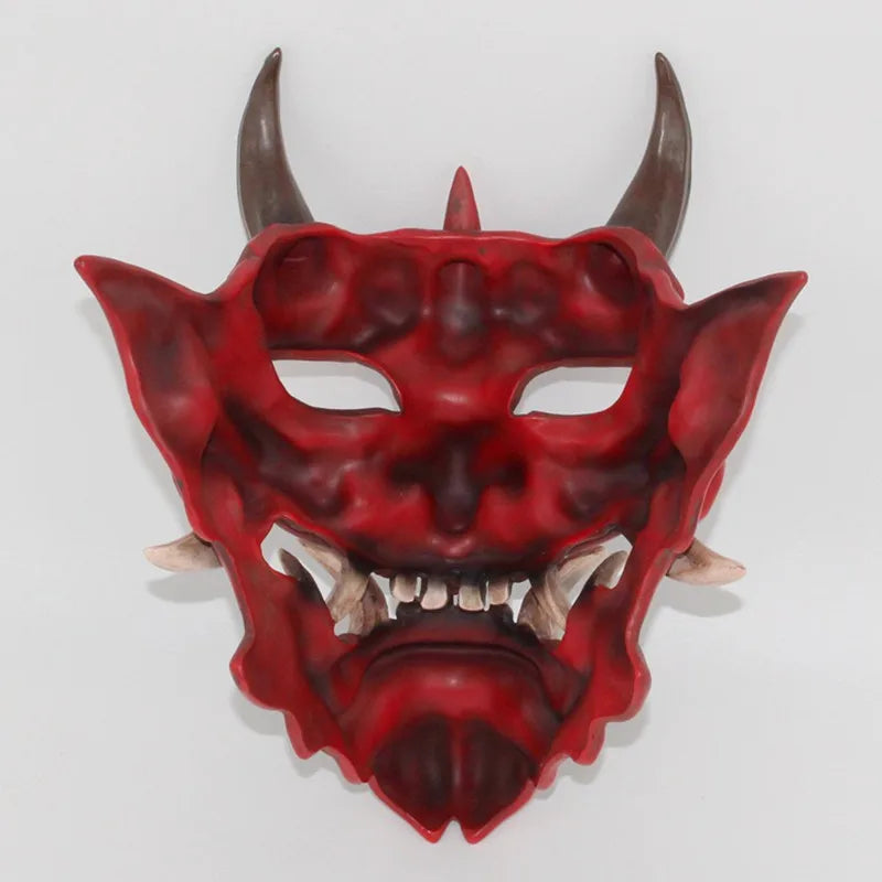 Purilite Select Red Grimace Mask Pendant  Resin Full-Face Roleplay & Costume Prop - PuriLite