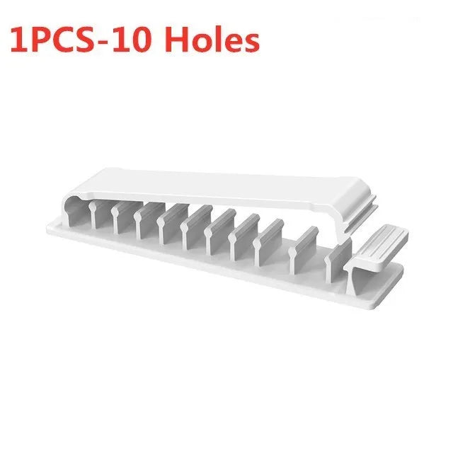 Purilite Select – 10-Hole Adhesive Cable Organizer - PuriLite