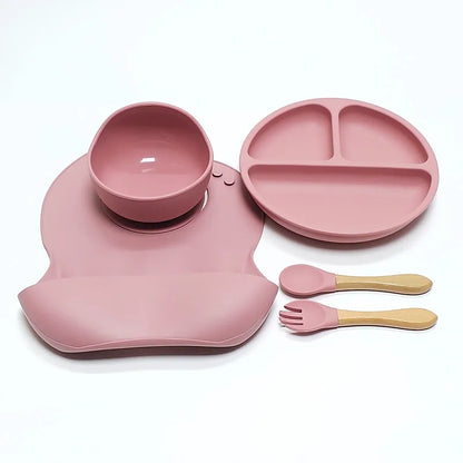 Purilite Select 5-Piece Children’s Silicone Dinnerware Set - PuriLite
