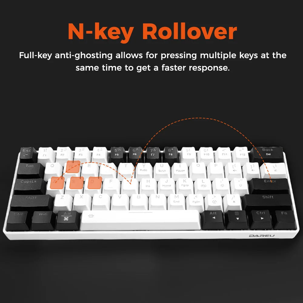 Purilite Select EK861S 61-Key RGB Wired Mechanical Keyboard - PuriLite
