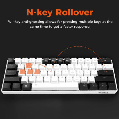 Purilite Select EK861S 61-Key RGB Wired Mechanical Keyboard - PuriLite