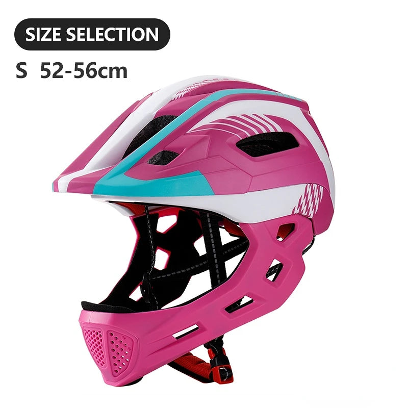 🛡️ Kids Full-Face Detachable Safety Helmet with Rear Light - PuriLite