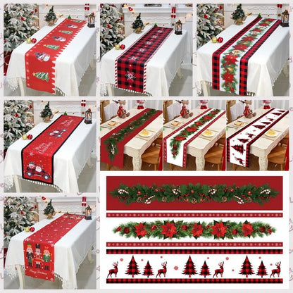 Purilite Select Christmas Table Runner Cloth – Festive Merry Christmas Table Décor for Home 2024 | Elegant Tablecloth for Xmas, Navidad, and New Year 2025 - PuriLite