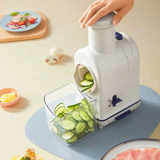 Purilite Select | Electric Vegetable Cutter | Multifunctional Kitchen Food Shredder | Potato Slicer | Household Use - PuriLite