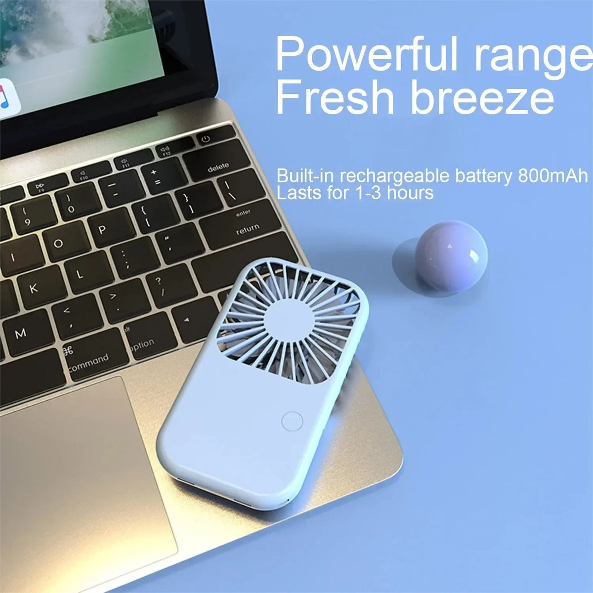 Purilite Select – Ultra-Quiet Portable Mini Fan (USB Rechargeable) - PuriLite