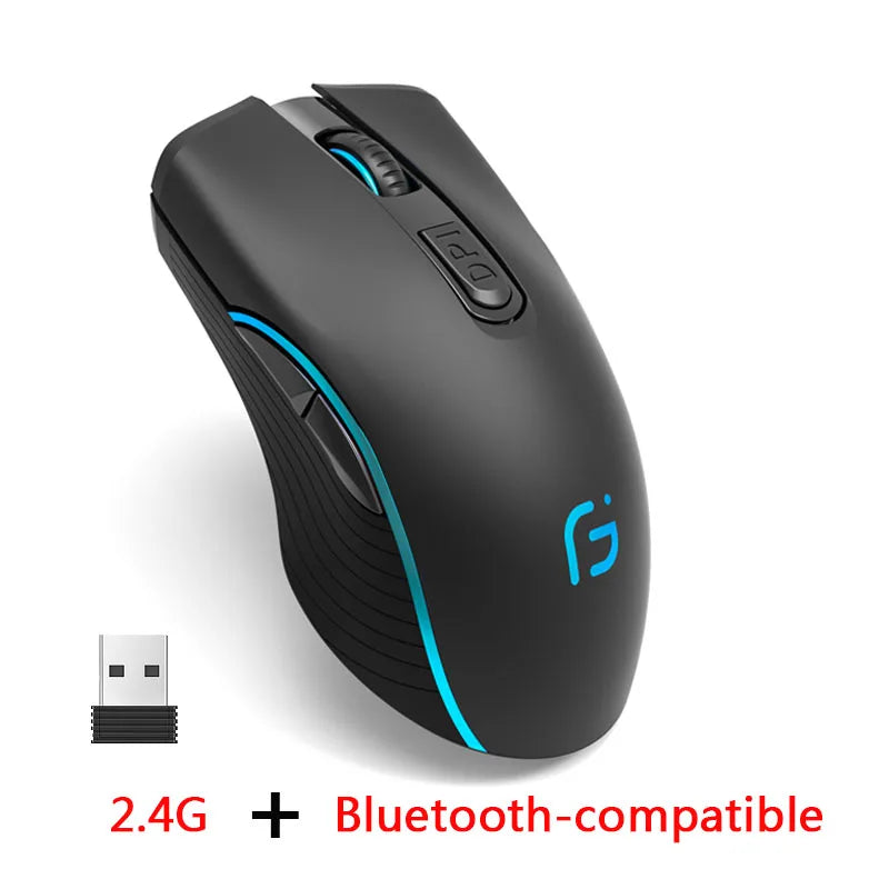 Purilite Select Rechargeable Dual-Mode Wireless Mouse - PuriLite