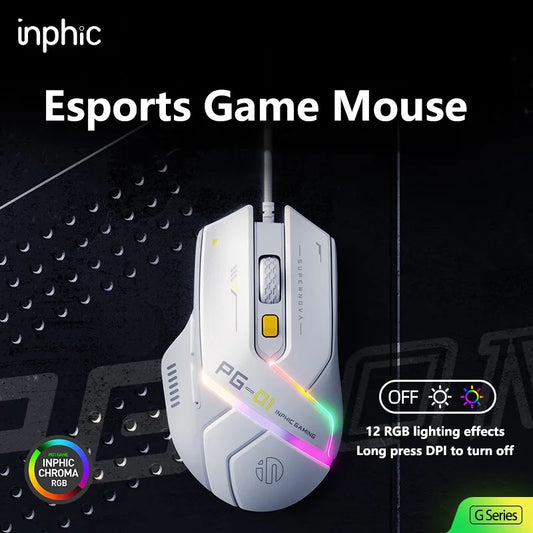 Purilite Select PG1 RGB Wired Gaming Mouse - PuriLite