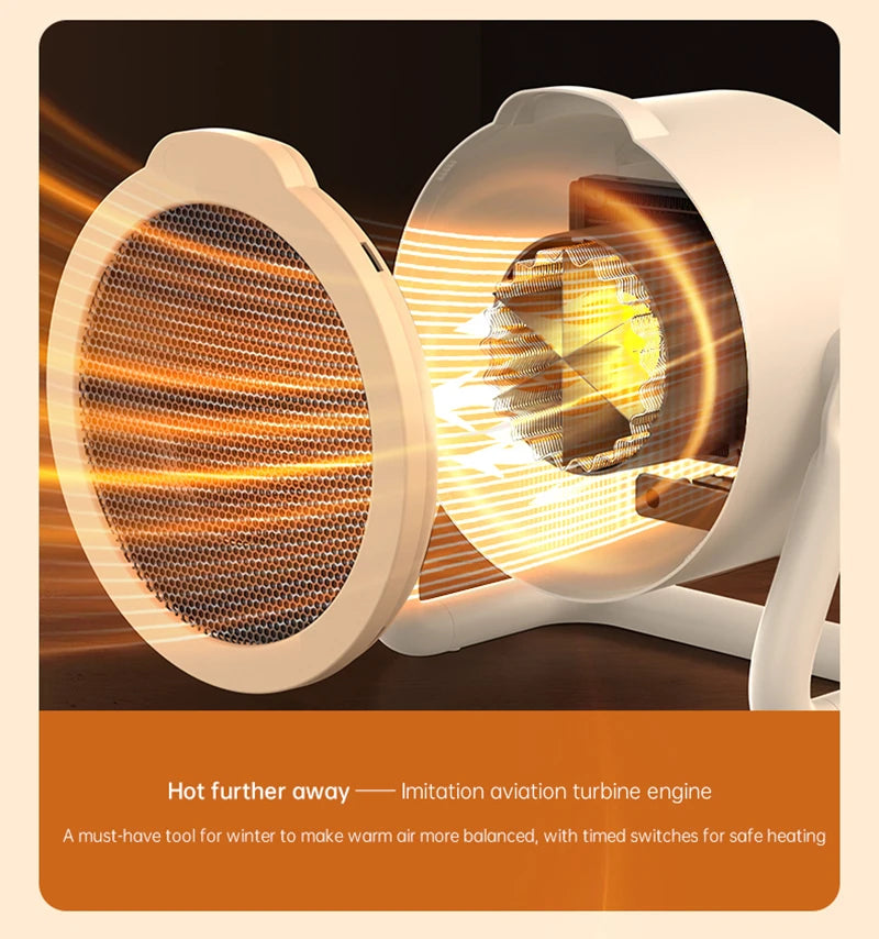 Purilite Select 1000W Smart Desktop Ceramic Heater – Compact, Powerful & Energy Efficient - PuriLite