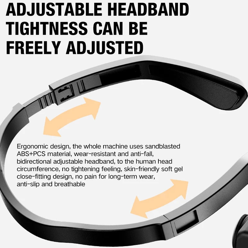 Purilite Select Ear Clip LED Headlamp Rechargeable Waterproof Headlight Hands Free Flashlight for Fishing Hiking Running Cycling and Outdoor Use