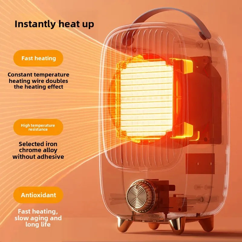 Purilite Select SunGlow PTC Desktop Heater – Compact, Fast-Heating & Energy Efficient Warmth at Your Fingertips - PuriLite
